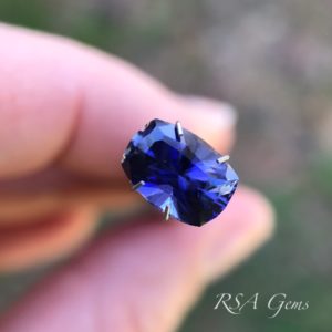 Iolite colored gemstone