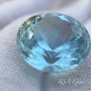 Aquamarine, colored gemstone
