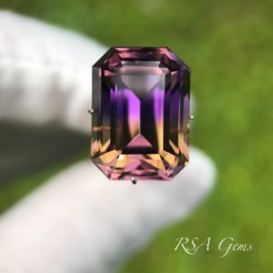 Ametrine, colored gemstones