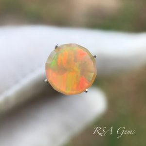 Opal, colored gemstone