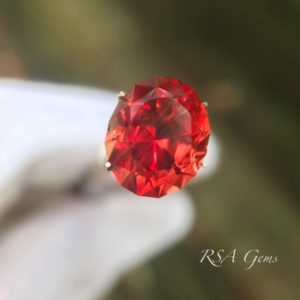 Deep Red Oregon Sunstone